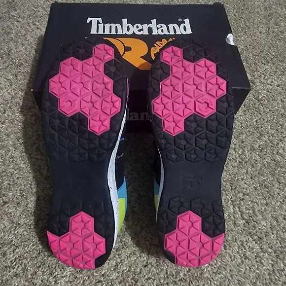 Timberland PRO® Overdrive Comp-Toe Work Shoes Womens - 8 Black/Magenta W/‎ BOX.