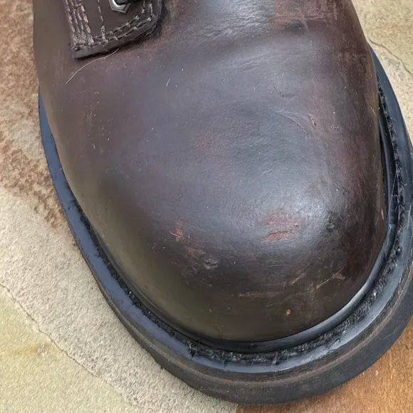 Timberland Pro Pit Boss 6” Work Boots Shoes Steel Toe 33034 Brown Size 9.5 M
