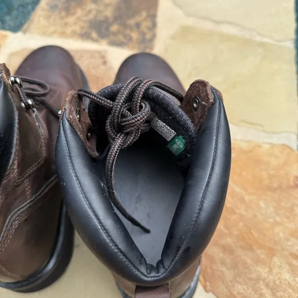 Timberland Pro Pit Boss 6” Work Boots Shoes Steel Toe 33034 Brown Size 9.5 M
