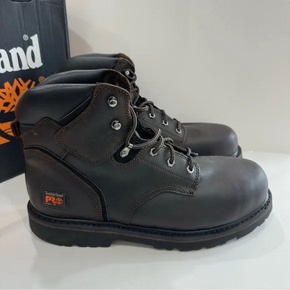 Timberland Pro PIT BOSS 6&quot; Steel Toe Safety Toe Mens Work Boots