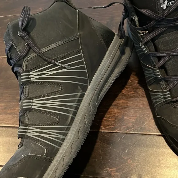 Timberland pro power train alloy steel toe slip resistant boots 13