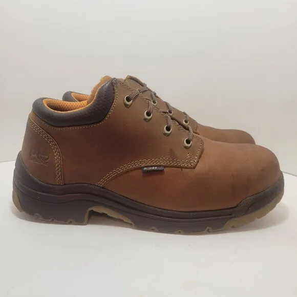 Timberland Pro Powerfit Men's Size 11 M Brown Leather Steel Toe Boots F2413-05
