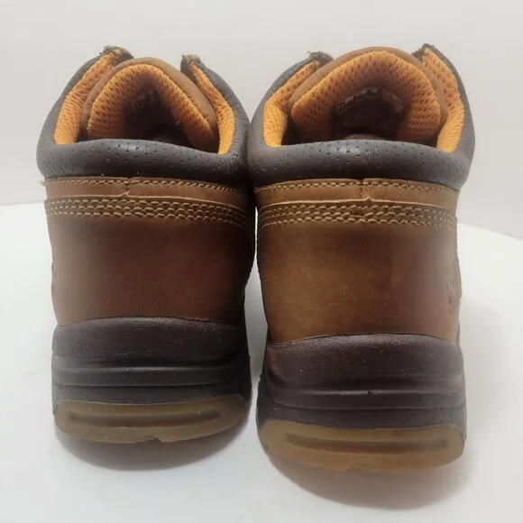 Timberland Pro Powerfit Men's Size 11 M Brown Leather Steel Toe Boots F2413-05