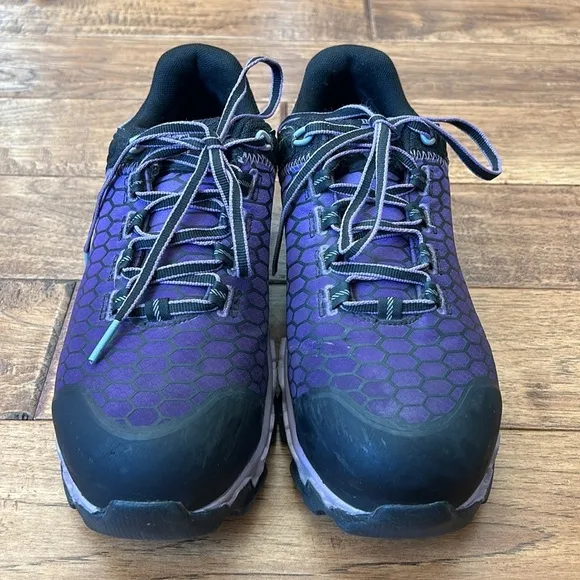 Timberland Pro Powertrain Work Shoes Alloy Toe Protection Purple Women's Size 9