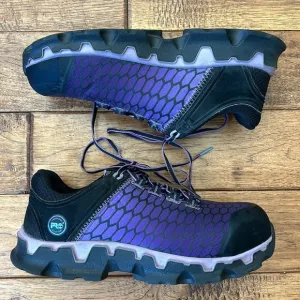 Timberland Pro Powertrain Work Shoes Alloy Toe Protection Purple Women's Size 9