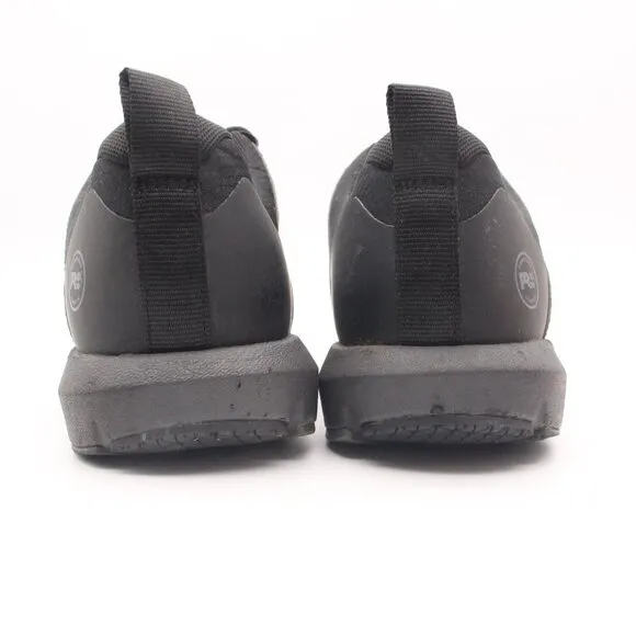 Timberland PRO Radius Men's Size 9.5 M Comp. Toe Work Shoes A27W7 Black/Black