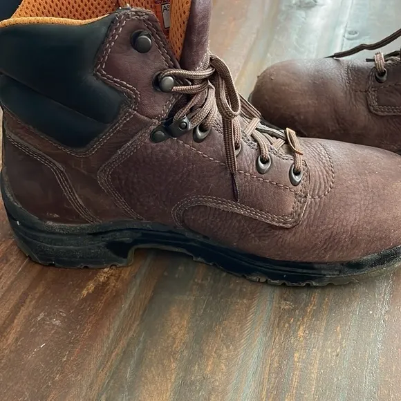 Timberland Pro series steel toe boots sz8