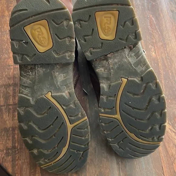 Timberland Pro series steel toe boots sz8