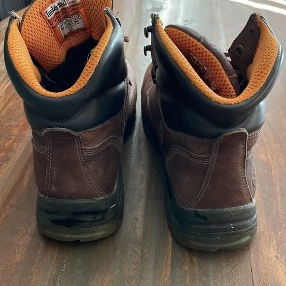 Timberland Pro series steel toe boots sz8