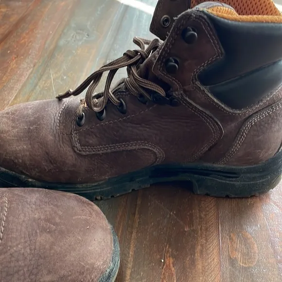 Timberland Pro series steel toe boots sz8