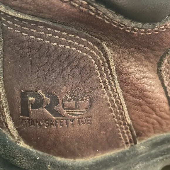 Timberland Pro series steel toe boots sz8