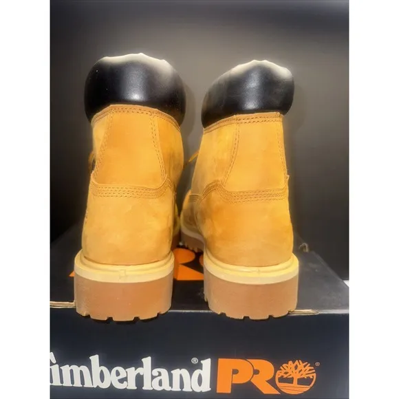 Timberland PRO Women's 6 Inch Wheat Waterproof Work Steel Toe Boots 12M