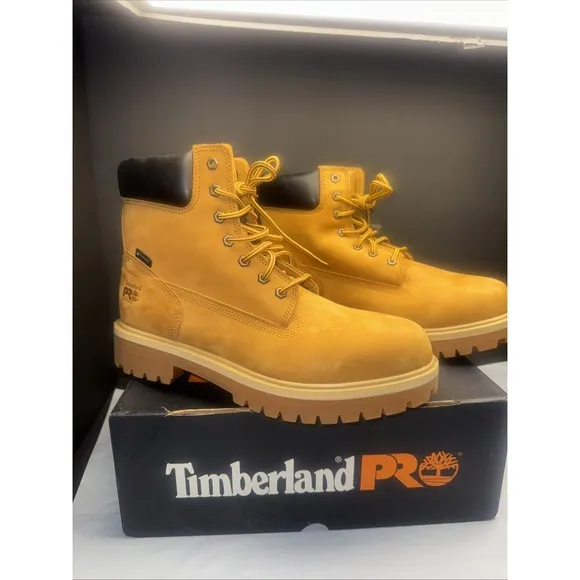 Timberland PRO Women's 6 Inch Wheat Waterproof Work Steel Toe Boots 12M