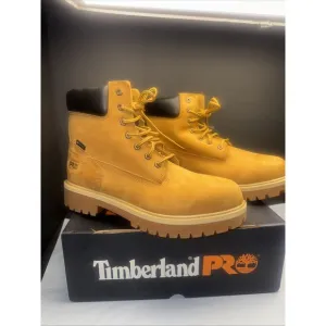 Timberland PRO Women's 6 Inch Wheat Waterproof Work Steel Toe Boots 12M