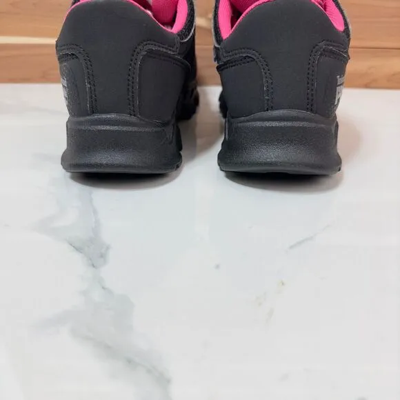 Timberland PRO Women's Powertrain Alloy-Toe Work Shoes 92669 Black/Pink 8‎ w