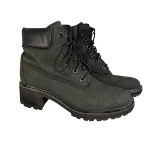 Timberland ReBOTL Euro Hiker Lace Up Boots Womens 10 Black Combat Waterproof