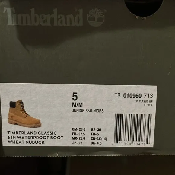 Timberland Waterproof 6&quot; Boots Kids