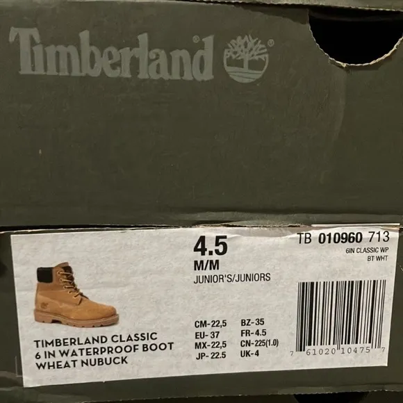 Timberland Waterproof 6&quot; Boots Kids