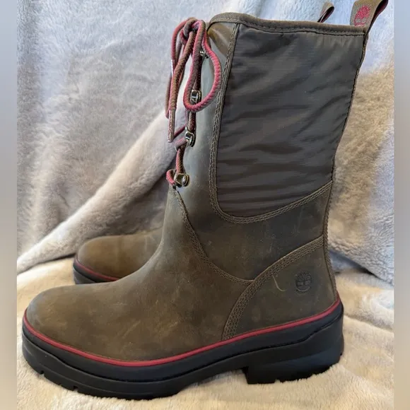 TIMBERLAND WOMEN MALYNN WATERPROOF INSULATED FAUX-FUR LINEDBOOT 9 NWOT