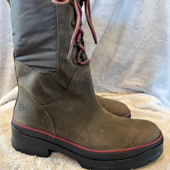 TIMBERLAND WOMEN MALYNN WATERPROOF INSULATED FAUX-FUR LINEDBOOT 9 NWOT