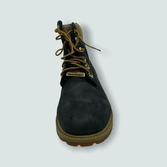 Timberland Boys Ankle Boot Black Leather Waterproo