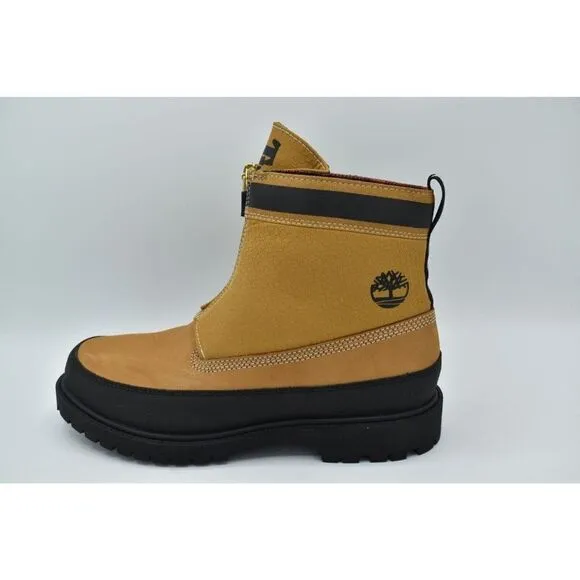 Timberland Heritage Womens Size 7 Modern Zip 6in Wheat Nubuck Waterproof Boots