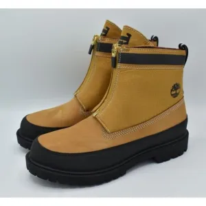 Timberland Heritage Womens Size 7 Modern Zip 6in Wheat Nubuck Waterproof Boots