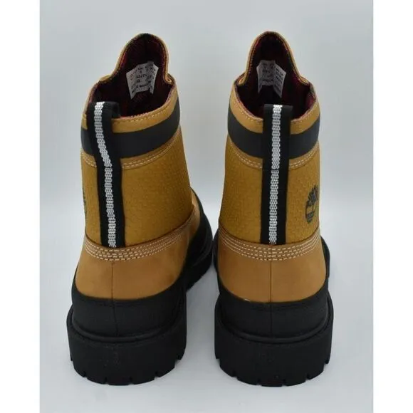 Timberland Heritage Womens Size 7 Modern Zip 6in Wheat Nubuck Waterproof Boots