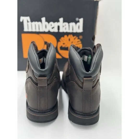 Timberland Men's Pit Boss PRO 6 Steel Toe Boots Brown 13 M MSRP $135 New