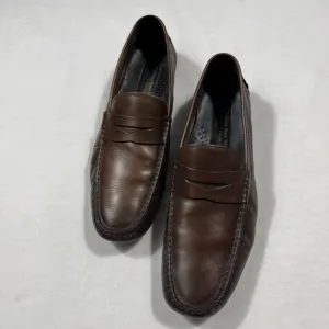 To Boot New York Adam Derrick Brown Leather Palo Alto Driving Moccasins Sz 12