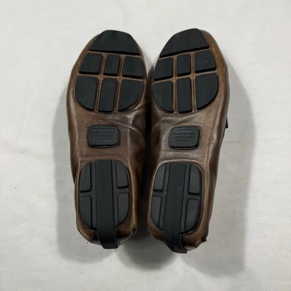 To Boot New York Adam Derrick Brown Leather Palo Alto Driving Moccasins Sz 12