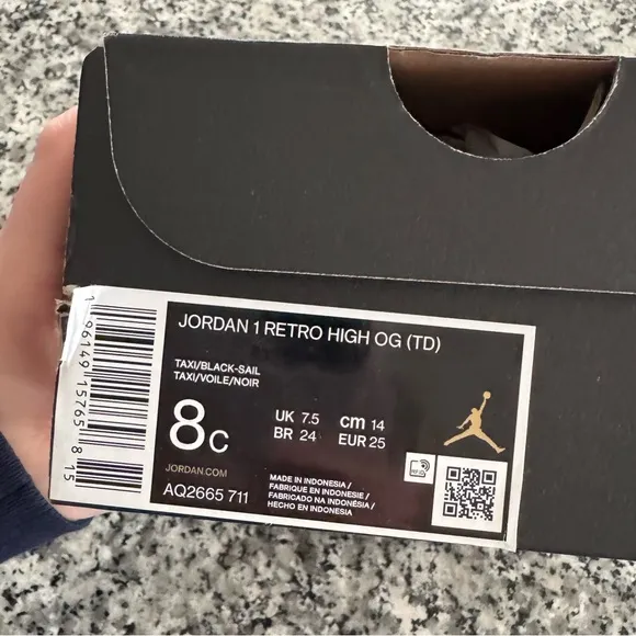 Toddler Jordan 1 Retro High OG
