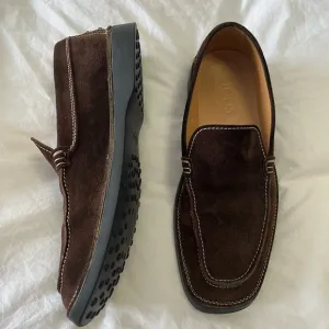 Tods | Men’s SZ 8 | Brown Suede Loafers Shoes Driving Moccasin Comfort