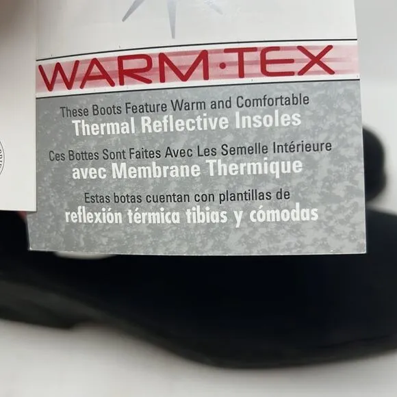 Toe Warmers Canada Black Boots Women's 8 WIDE new with tags