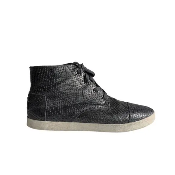 Toms Women's Snakeskin High Top Sneakers