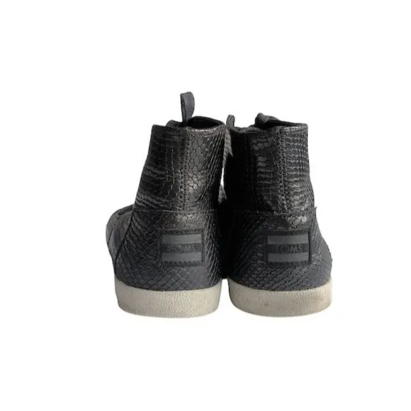 Toms Women's Snakeskin High Top Sneakers