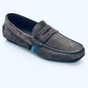 Too Boot New York Ocean Drive Gray Driving Loafers