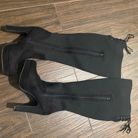 Torrid over the knee black Elegant Black Women's Boots size 10.5 WW