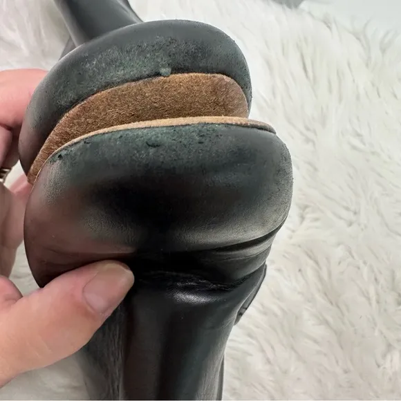 Tory Burch Sofia Wedge Bootie Black Nappa Leather