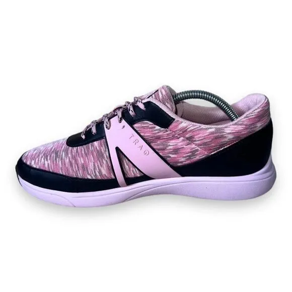 TRAQ by Alegria Qarma Horizon Comfort Pink / Black TRA-QAR-5688 Women's 10