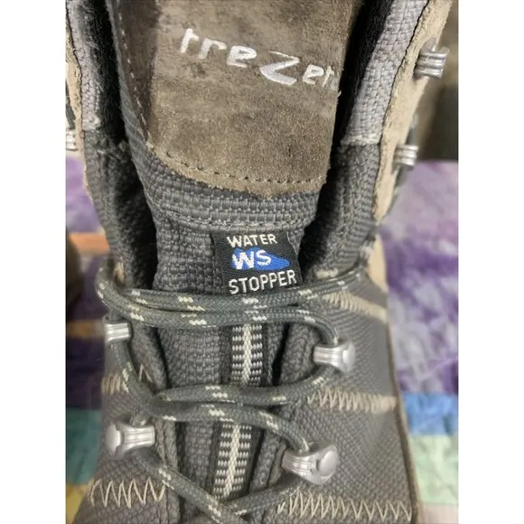 TREZETA Mens 10.5 Inca Waterproof Vibram Leather Walking Hiking Shoes Boots