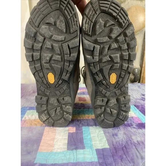 TREZETA Mens 10.5 Inca Waterproof Vibram Leather Walking Hiking Shoes Boots