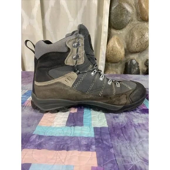 TREZETA Mens 10.5 Inca Waterproof Vibram Leather Walking Hiking Shoes Boots