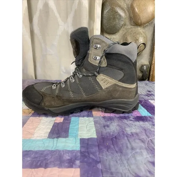 TREZETA Mens 10.5 Inca Waterproof Vibram Leather Walking Hiking Shoes Boots
