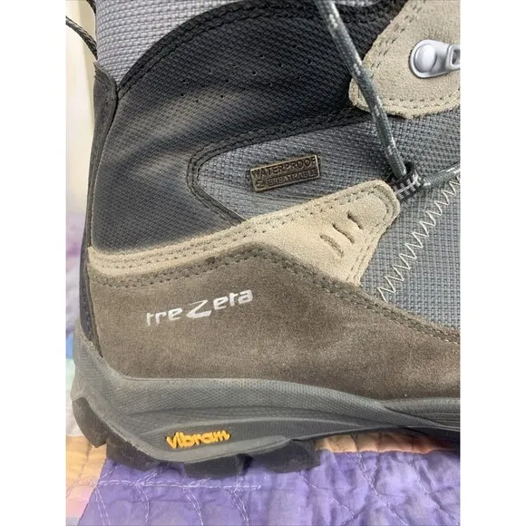TREZETA Mens 10.5 Inca Waterproof Vibram Leather Walking Hiking Shoes Boots