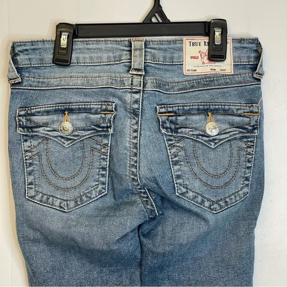 true religion Halle mid-rise super skinny distressed jeans