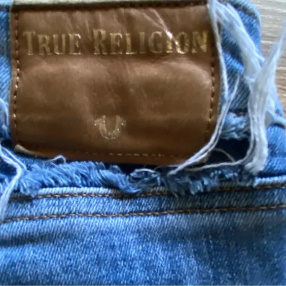 true religion Halle mid-rise super skinny distressed jeans