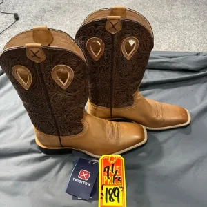 Twisted X Women’s Square Toe Boots. Size 7.5.