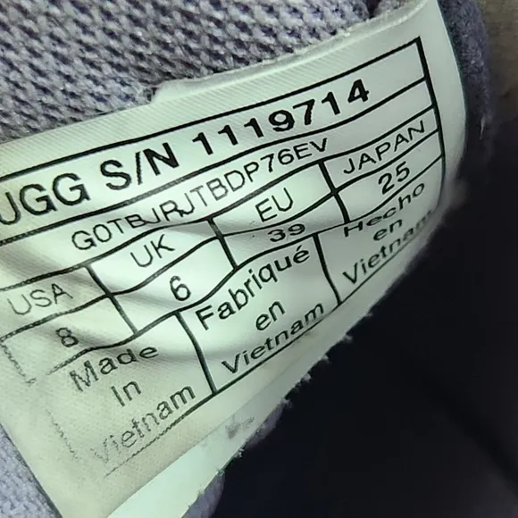 UGG &quot;CA805 June Gloom&quot; Purple Platform Sneakers Lace Up Shoes | Women's Size 8