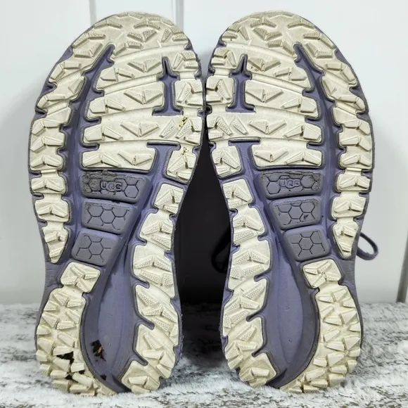 UGG &quot;CA805 June Gloom&quot; Purple Platform Sneakers Lace Up Shoes | Women's Size 8